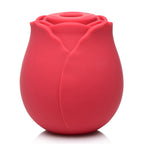 Bloomgasm 10X Wild Rose Silicone Suction Clit Stimulator Red