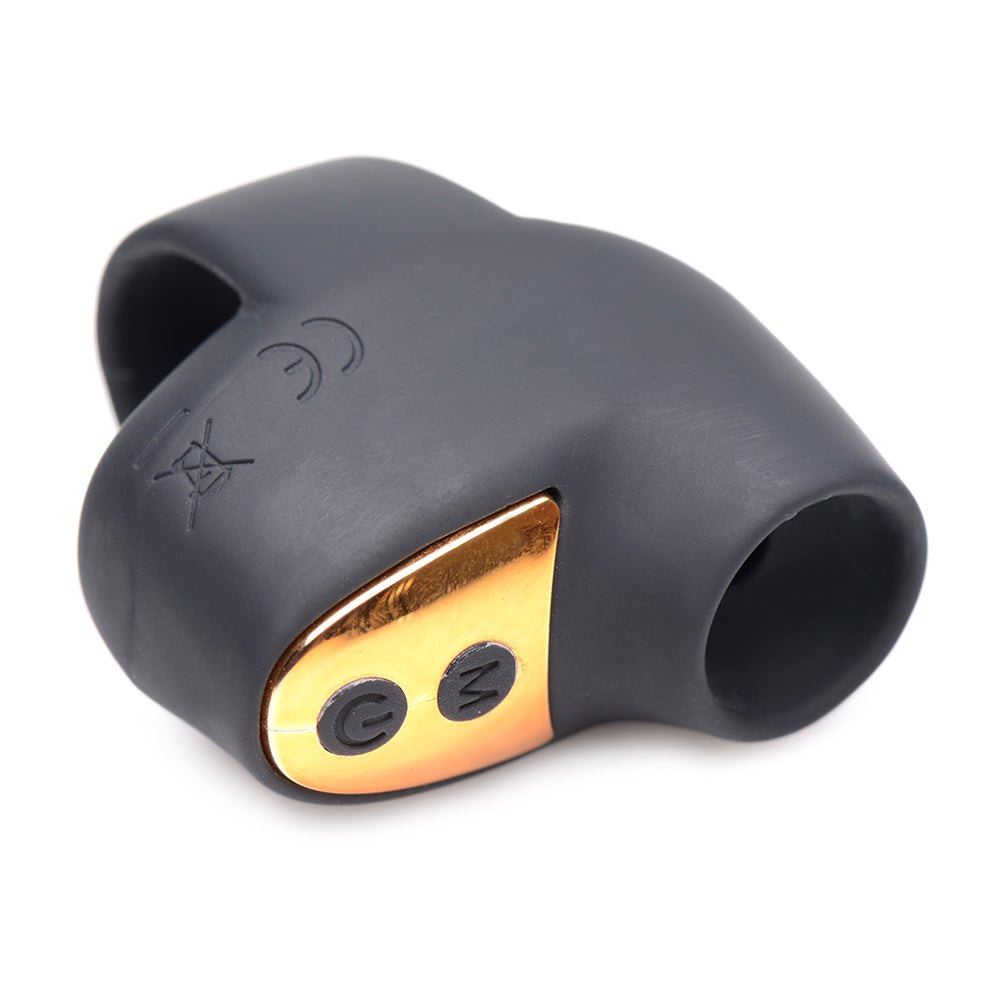 Shegasm Mini 12X Mini Silicone Clit Stimulator Black