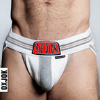 Oxballs Oxjok Bulger Pumper-Sack Slider Jock White Snow XL