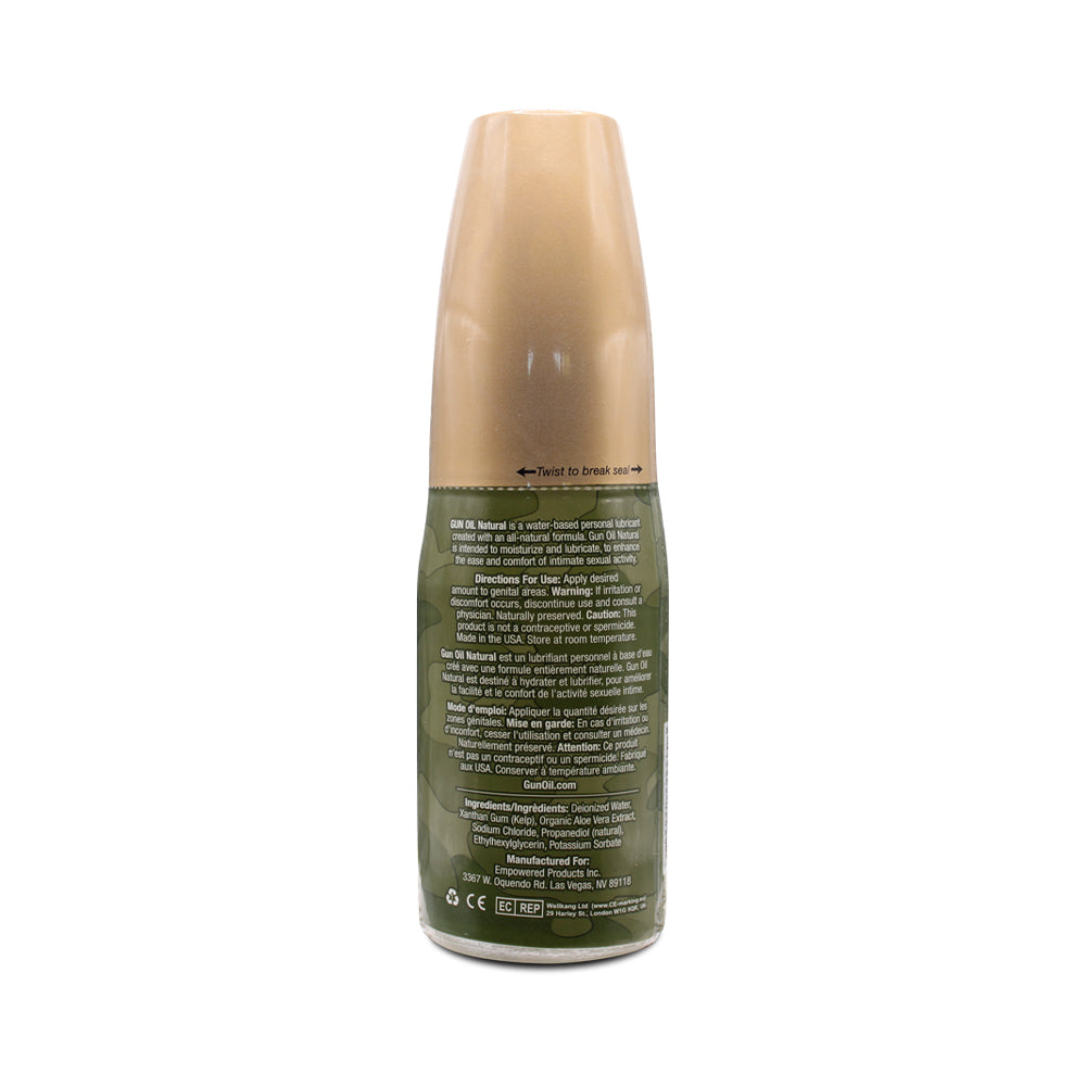 Gun Oil Natural Water-Based Lubricant 4 oz.