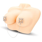 Me You Us Flower Design Nipple Chain