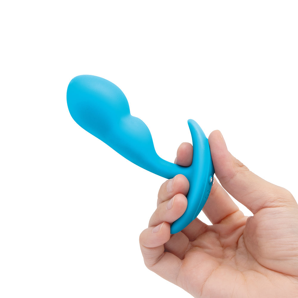 b-Vibe Vibrating P-Spot Snug Plug Small with Rechargeable Remote Control