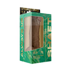Shaft Vibrating Model N: 8.5 in. Dual Density Silicone Dildo Oak