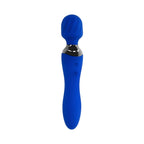 Selopa Blue Belle Rechargeable Dual-Ended Wand Vibrator Silicone Blue