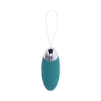 Evolved Oval Office Rechargeable Vibrating Egg with Remote Silicone Teal