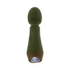 Selopa Heartfelt Rechargeable Vibrating Mini Wand Silicone Green