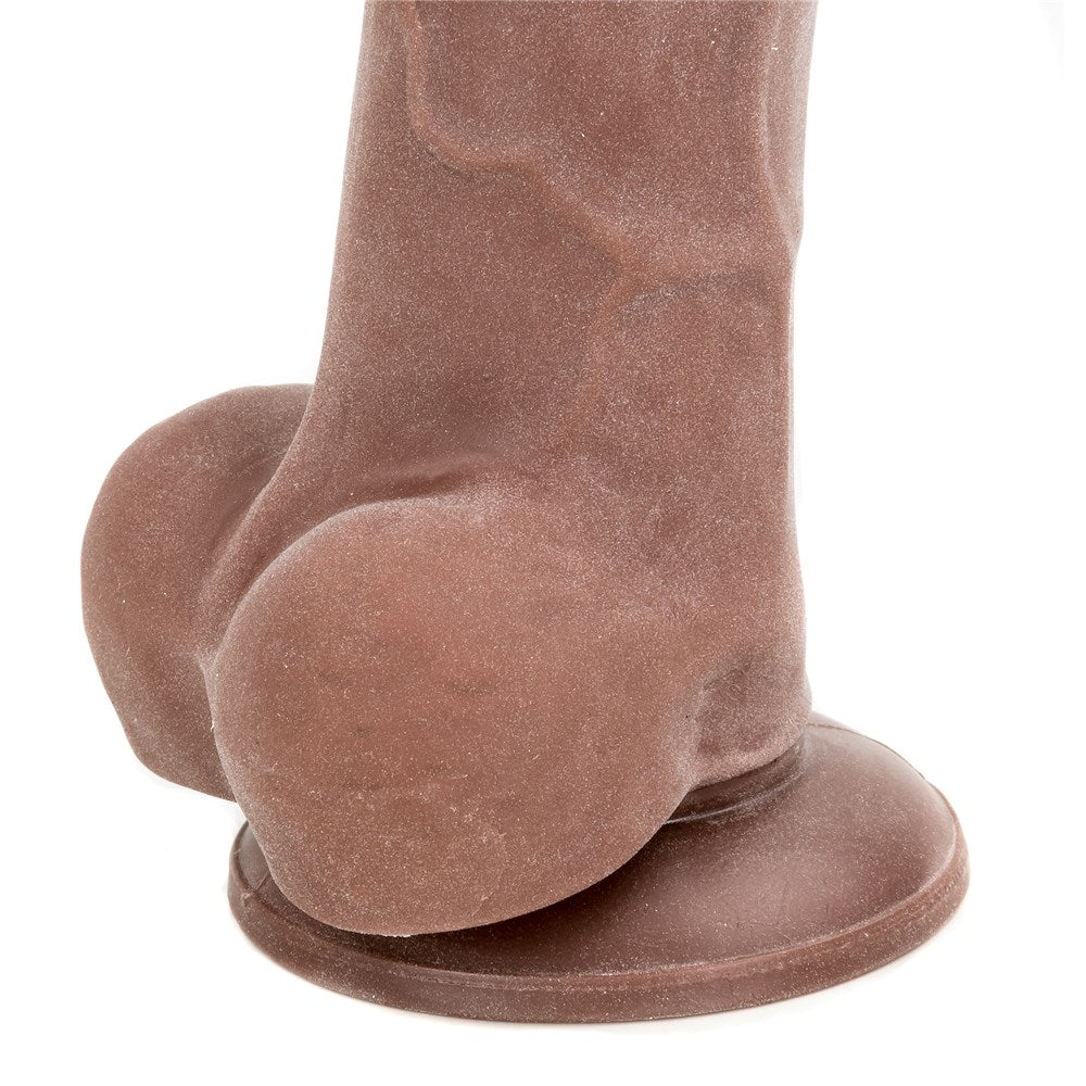 Adam & Eve Adam's True Feel Brown 7 Inch Dildo