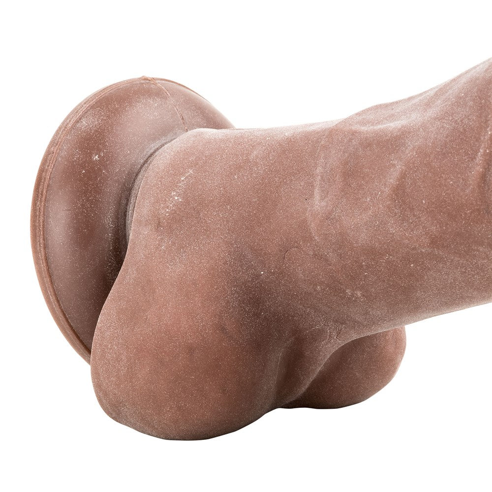 Adam & Eve Adam's True Feel Brown 7 Inch Dildo