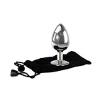 Adam & Eve Clear Gem Anal Plug Large