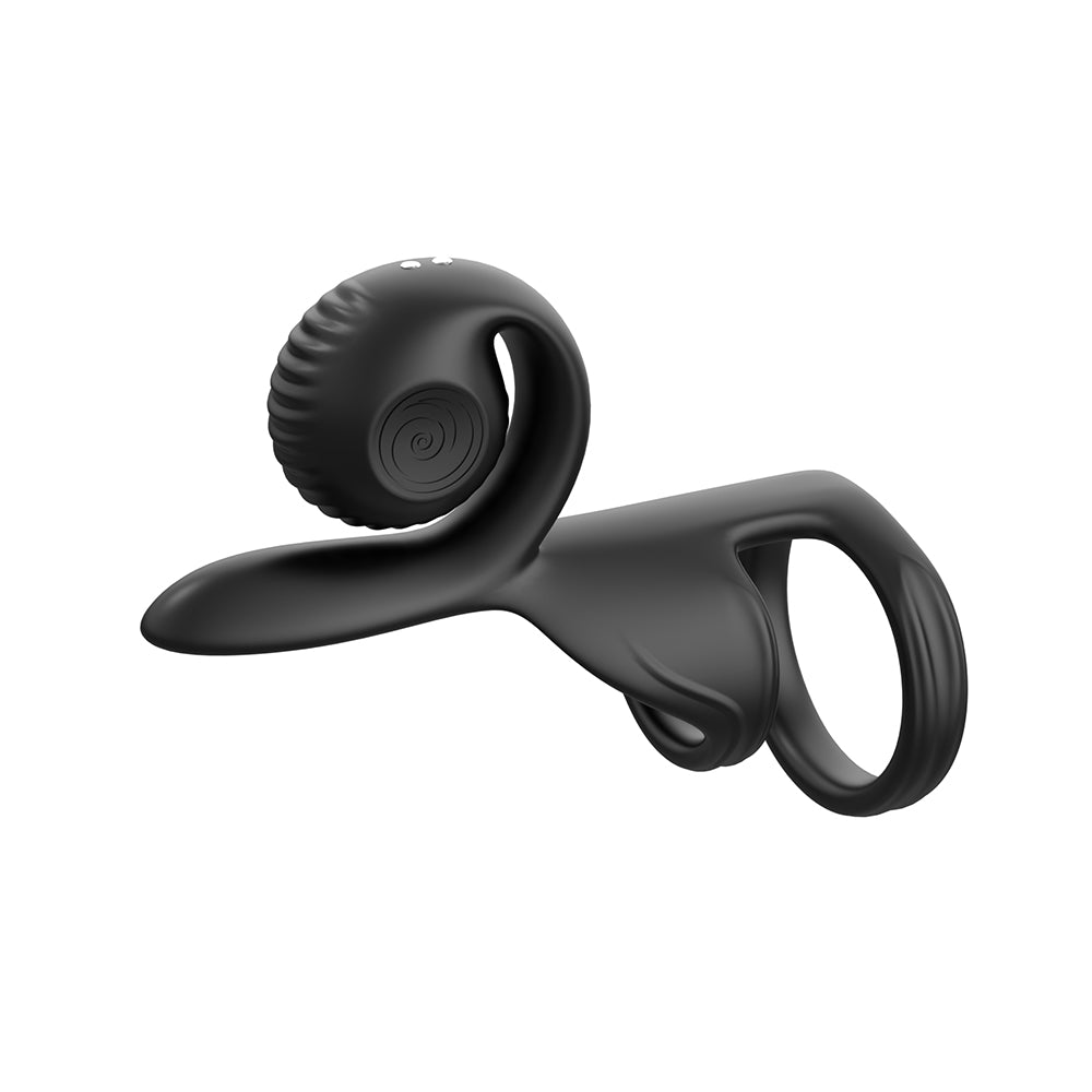 SVibe Snail Jovi Lite Couples Ring Black