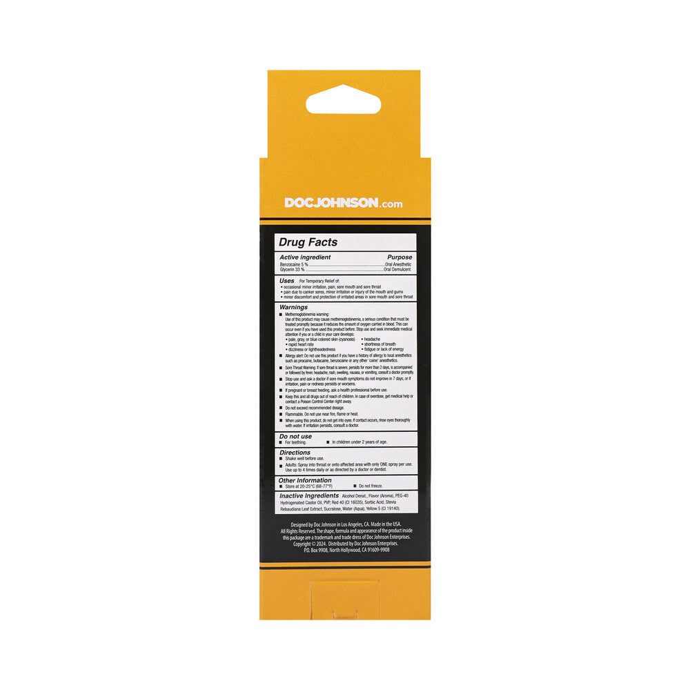 GoodHead Deep Throat Spray Mango 2 oz.