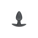 Ouch! Smooth Silicone Anal Plug Small 2.6 in. Gun Metal