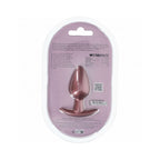 Ouch! Smooth Silicone Anal Plug Medium 3.1 in. Rose Gold
