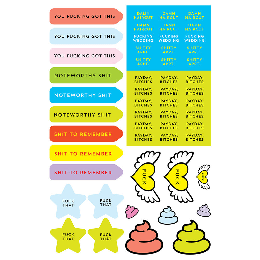 Fucking Planner Stickers