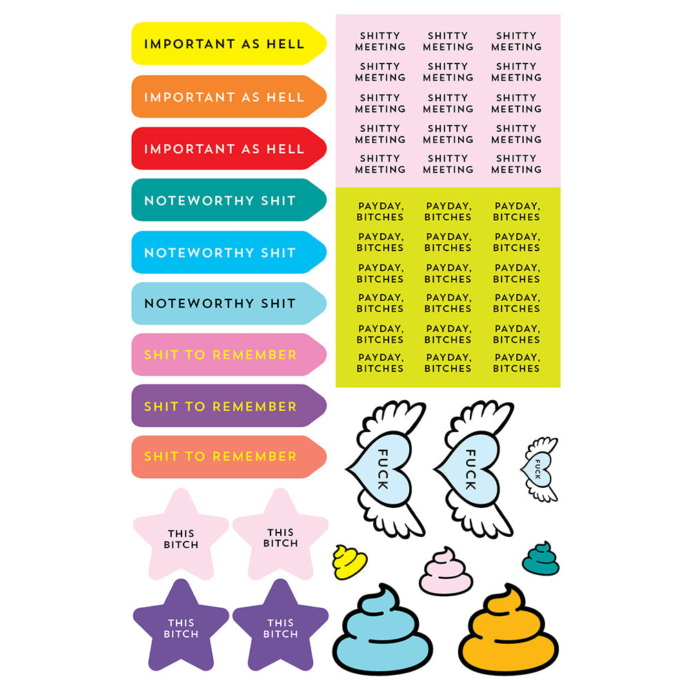 Fucking Planner Stickers