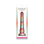 Colours Stacked 9 in. Dildo Red/Gold