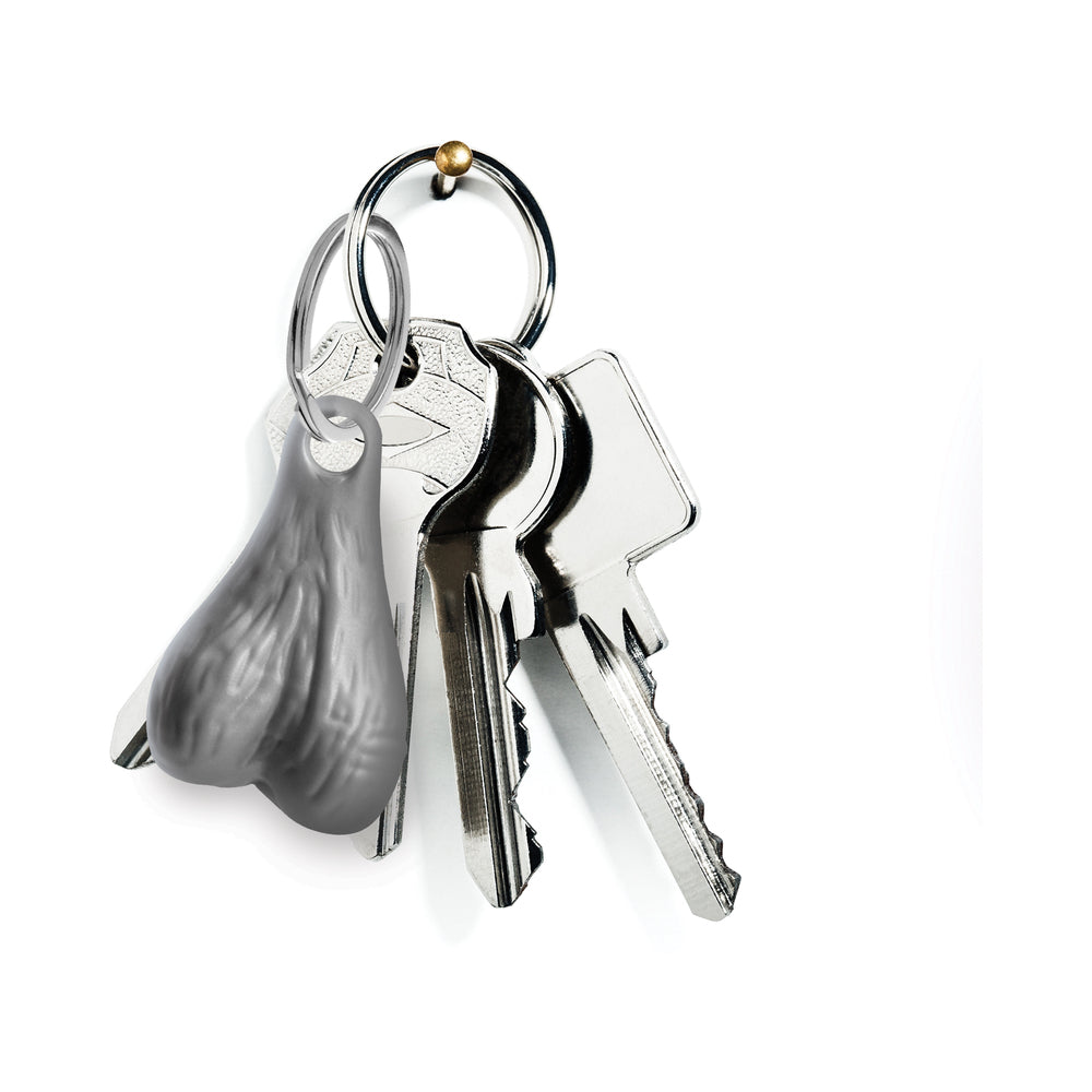 Big Ballers Nuts Keychain Set Dark/Light/Silver