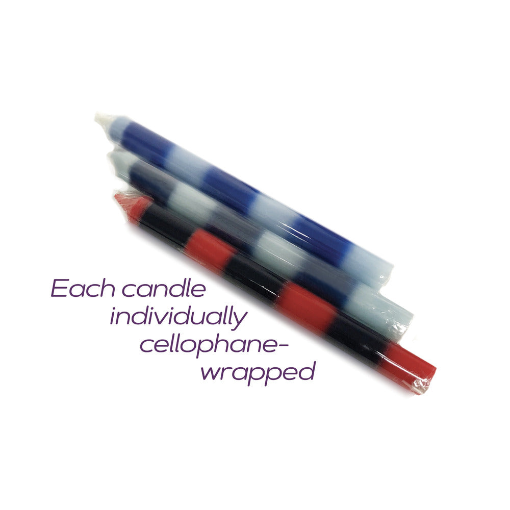 The 9's Make Me Melt Sensual Warm Drip Candles 3pk Stripes Passionettes