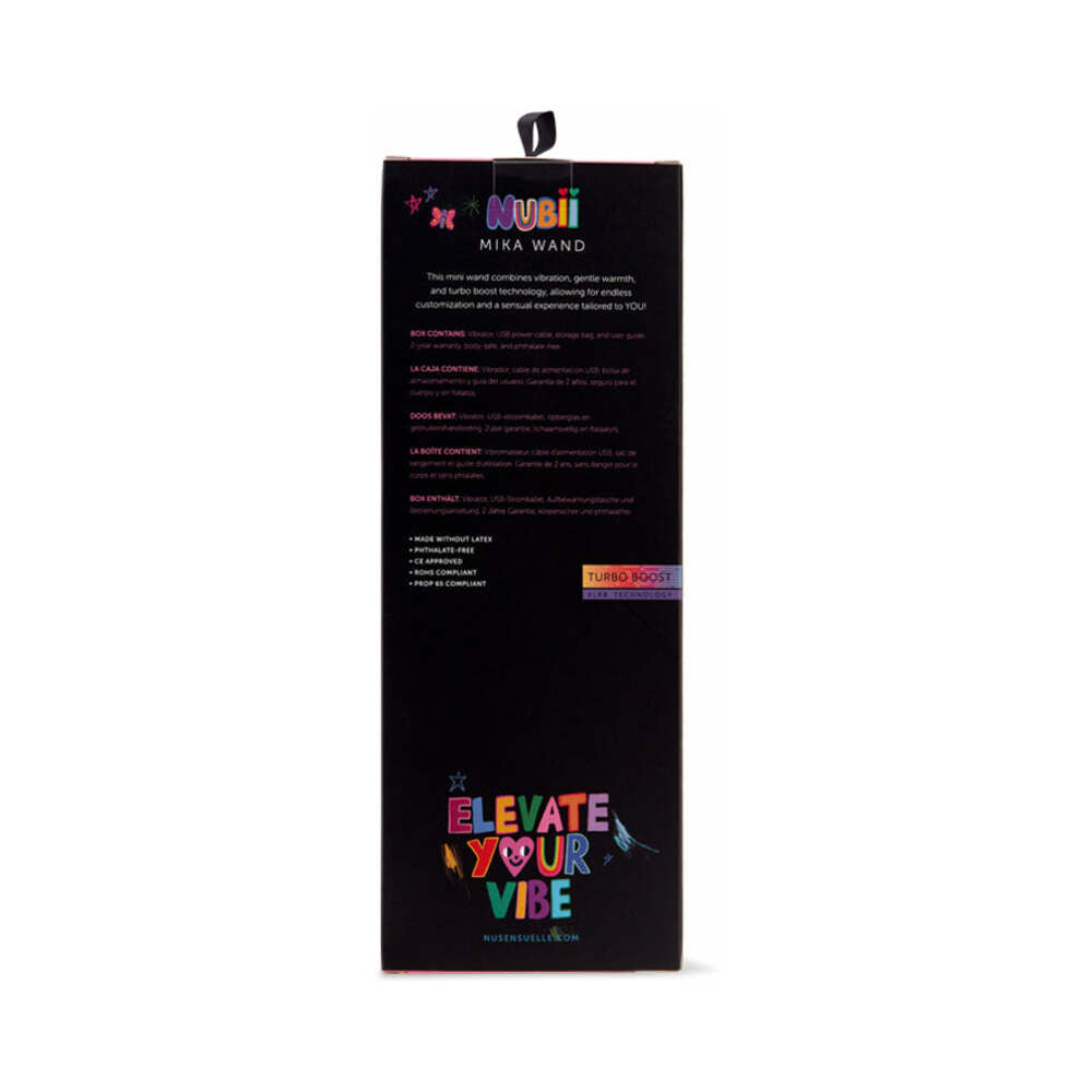 Nu Sensuelle Mika Nubii Wand with Turbo Boost and Heat Blue