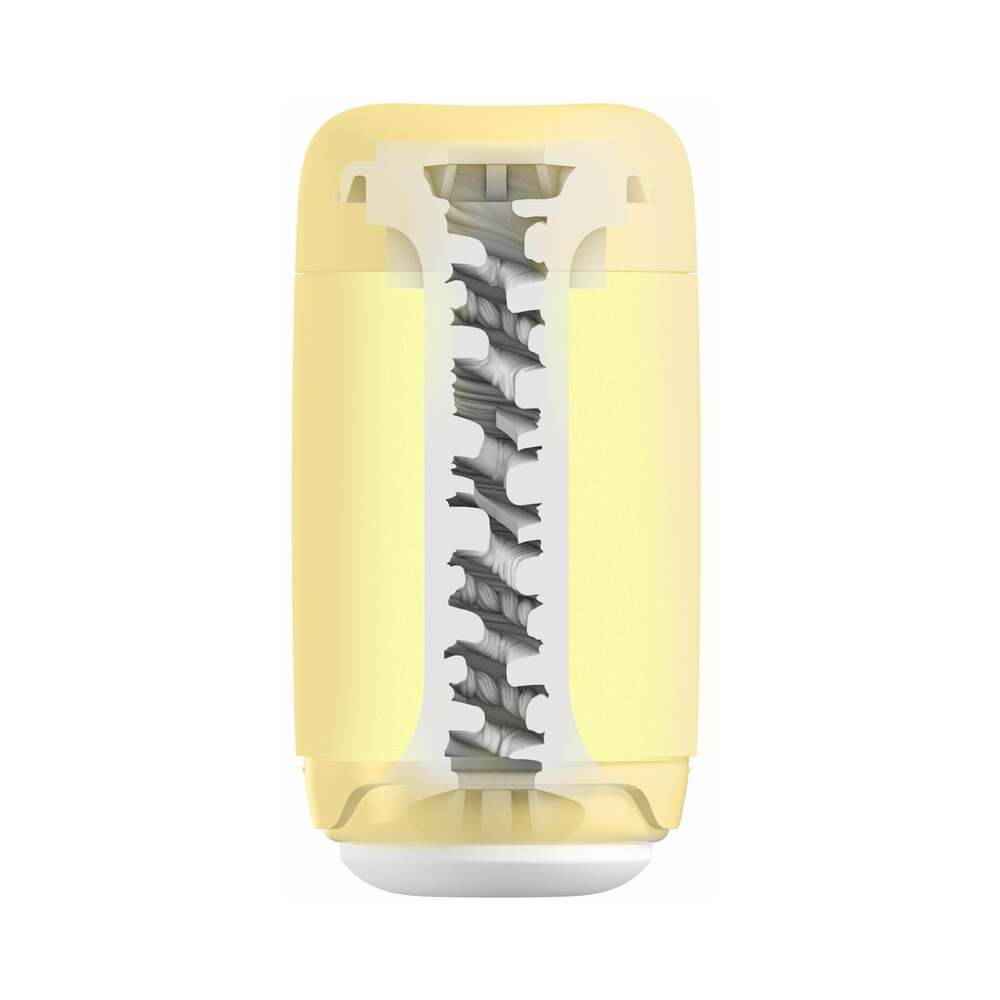 Tenga Puffy Stroker Custard Yellow