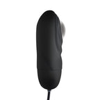 BANG! 7X Pulsing Rechargeable Silicone Bullet Black