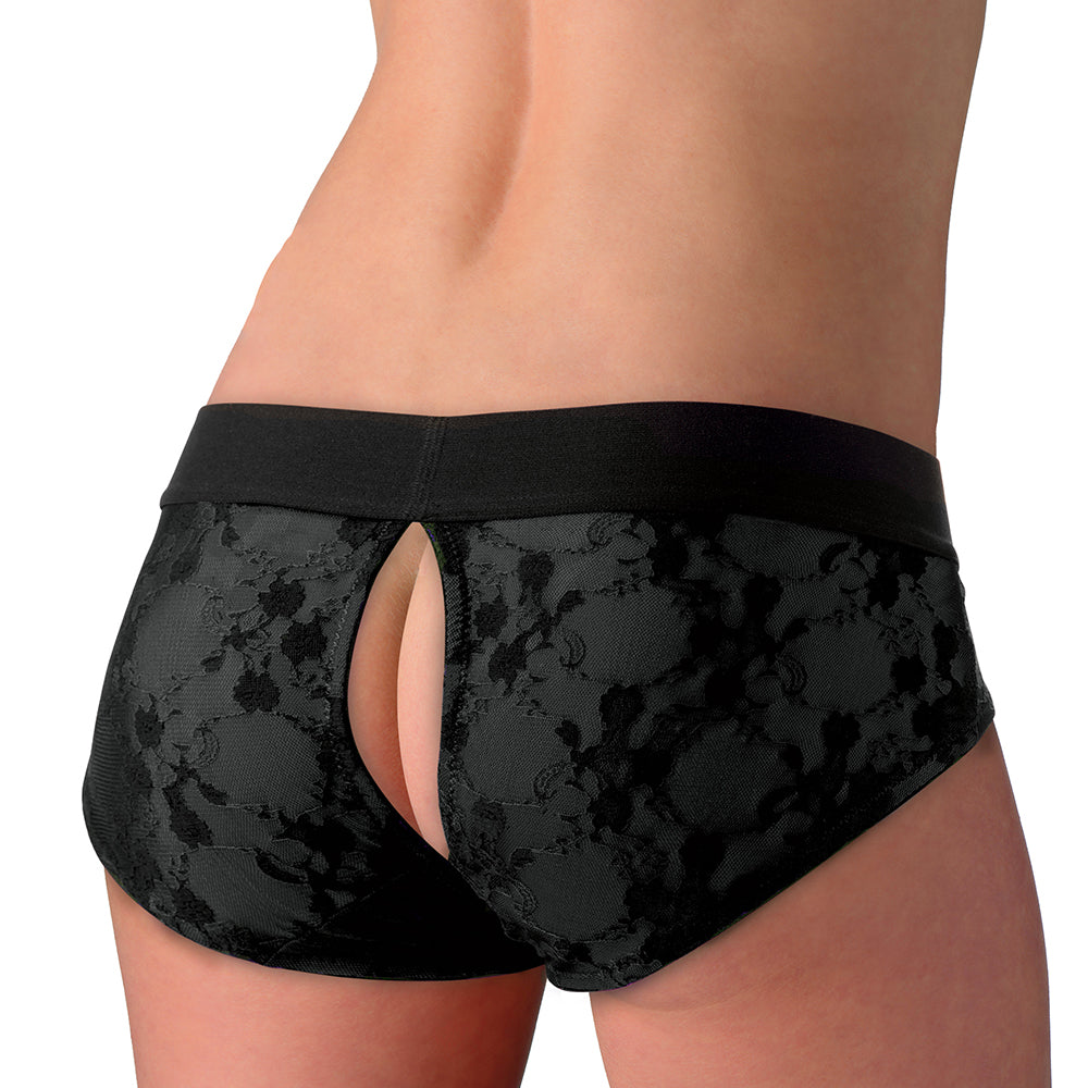 Strap U Lace Envy Pegging Set Black/Black