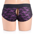 Strap U Lace Envy Pegging Set Purple/Black