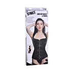 STRICT Lace-up Corset Vest & Thong L