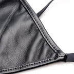 STRICT Lace-up Corset Vest & Thong L