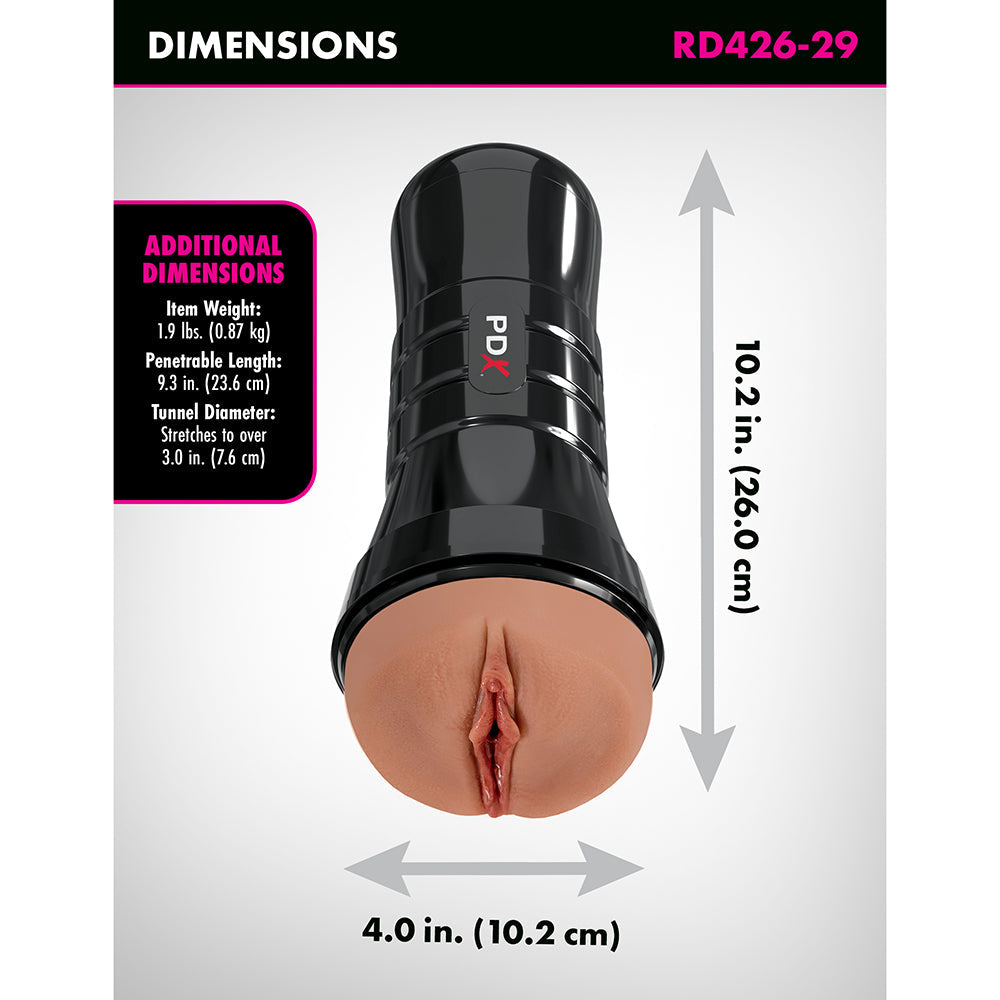 PDX Extreme Wet Pussies Super Juicy Snatch XXL Brown