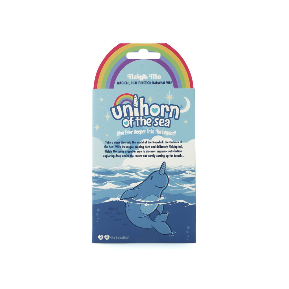 Unihorn of the Sea Neigh Mo The Narwhal Blue