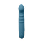 Evolved Queen Of All Trades Rechargeable Silicone Thrusting and Rotating Vibrator Teal