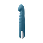 Evolved Queen Of All Trades Rechargeable Silicone Thrusting and Rotating Vibrator Teal