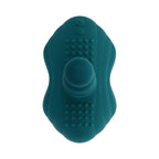 Playboy Have A Seat Rechargeable Silicone Remote-Controlled Vibrating Grind Pad Deep Teal