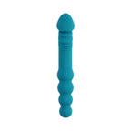 Evolved Flip Flop Rechargeable Silicone Dual-Ended Vibrator Teal