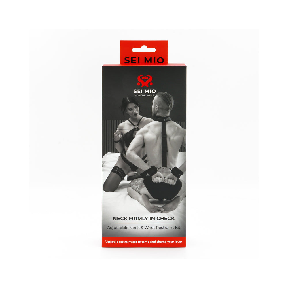 SEI MIO Neck Firmly in Check Adjustable Neck & Wrist Restraint Kit