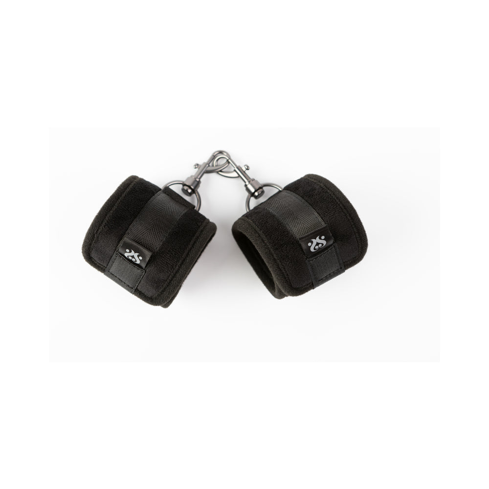 SEI MIO Sensually Secured Velvet Handcuffs