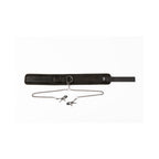 SEI MIO Twin Tweaks Velvet Collar with Nipple Clamps