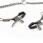 SEI MIO Twin Tweaks Velvet Collar with Nipple Clamps