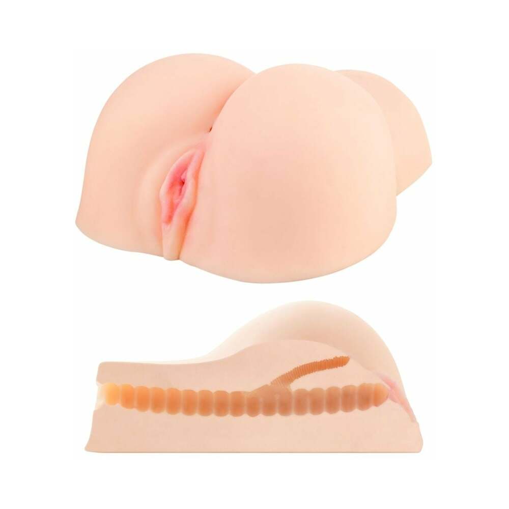Me You Us Miss Nikita Premium Vibrating Realistic Masturbator Vanilla