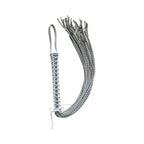 Leather Corset Flogger White/Grey