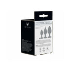 Me You Us Trio of Jewels 3-Piece Training Plug Set Black