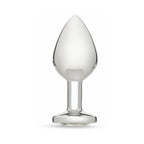 Me You Us Crystal Jewels Metal Plug Clear Medium