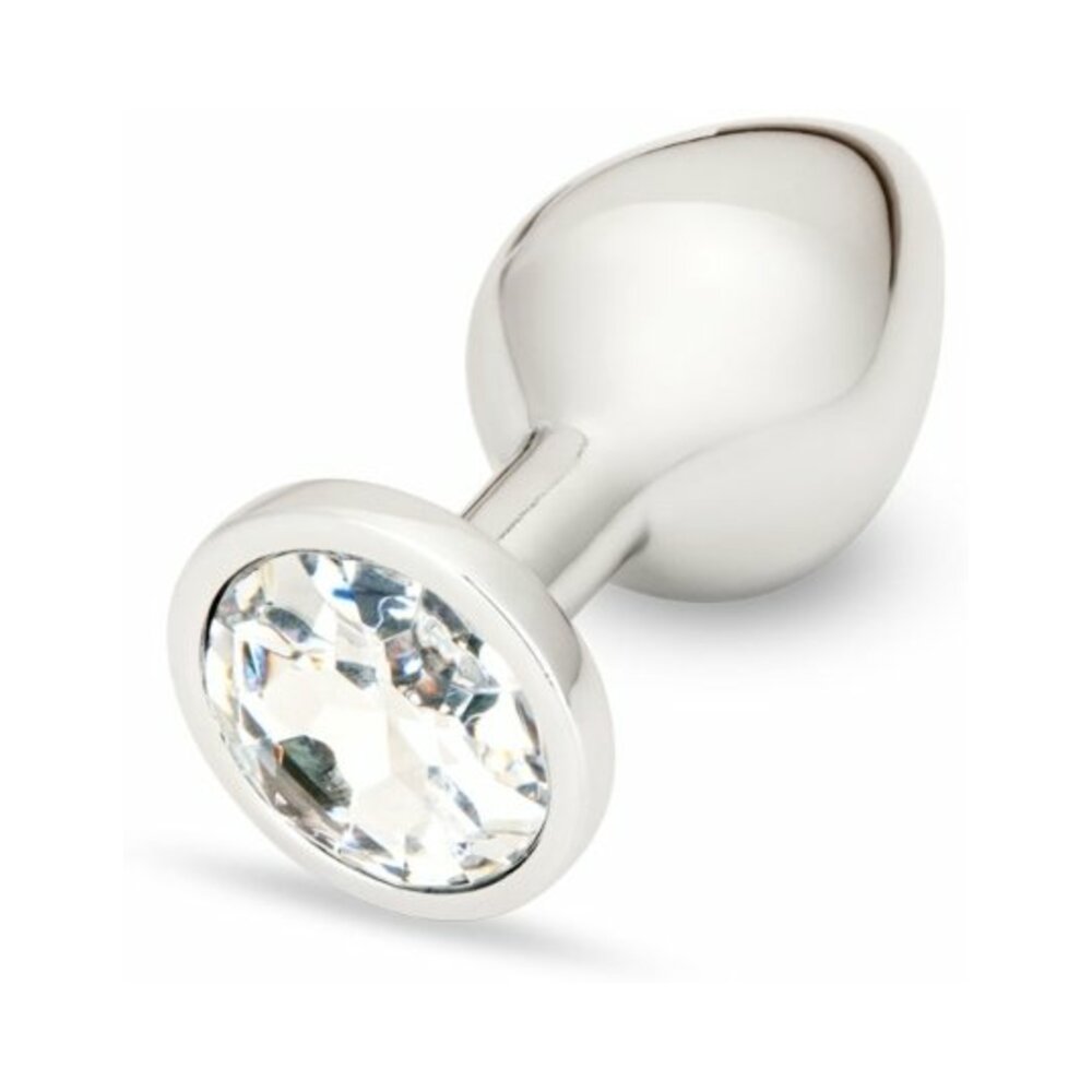 Me You Us Crystal Jewels Metal Plug Clear Medium