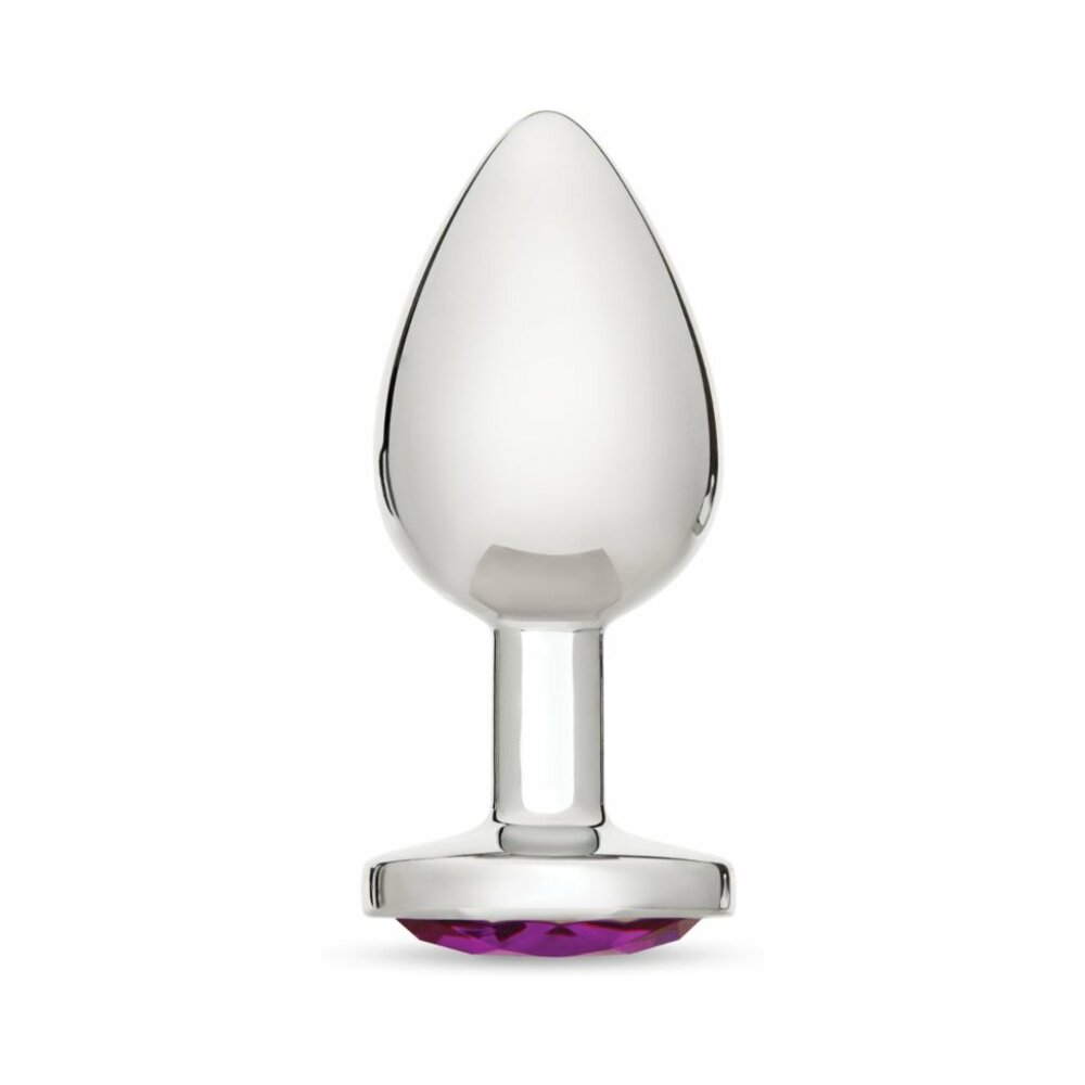 Me You Us Crystal Jewels Metal Plug Purple Large