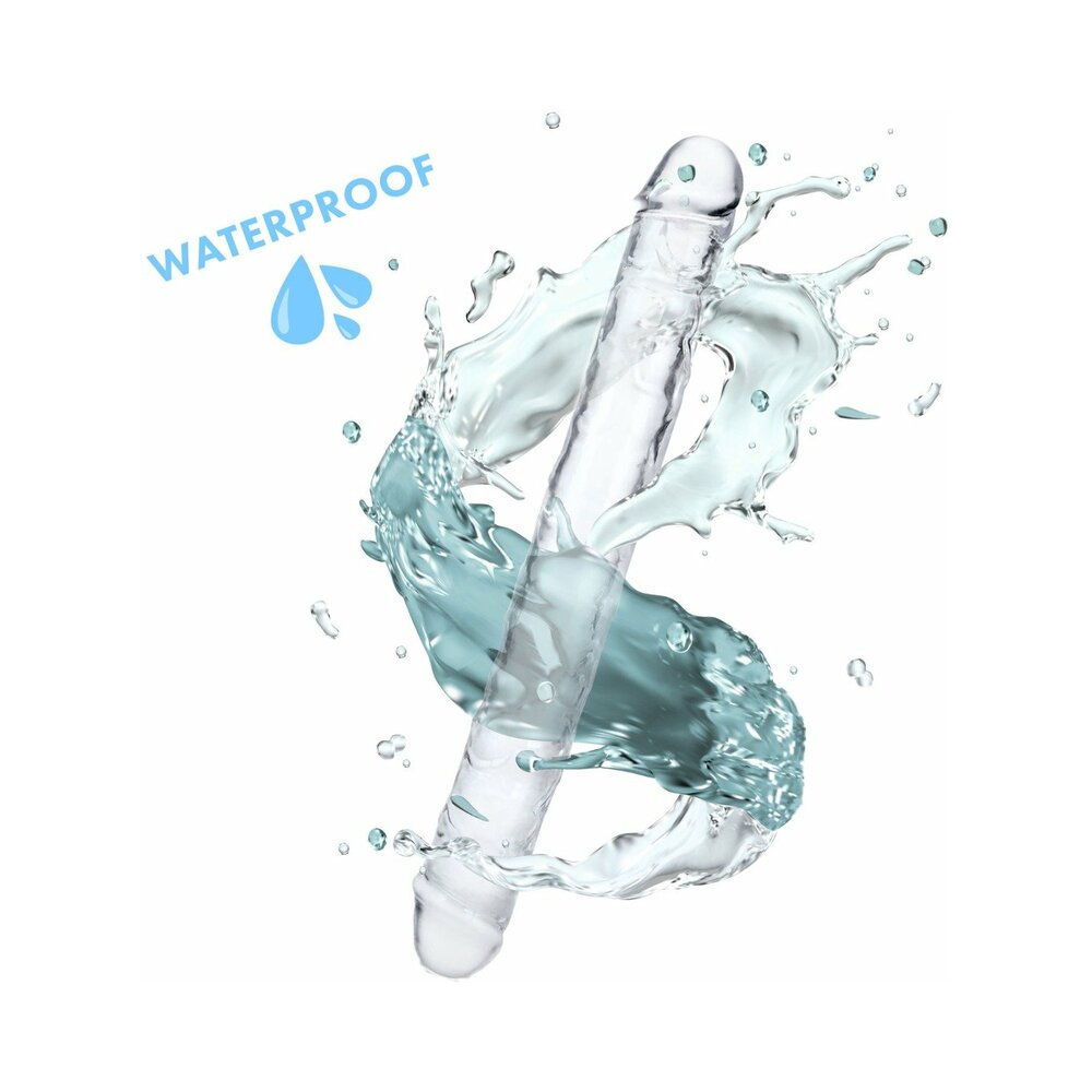 Me You Us Ultra Cock 15 in. Jelly Double Ended Dildo Clear