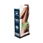 Prowler Lace Open Back Brief Neon Green L