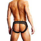 Prowler Lace Open Brief Black L