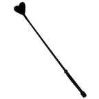 Heart Fluff Tip Crop Black