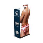 Prowler Open Brief White/Red XL